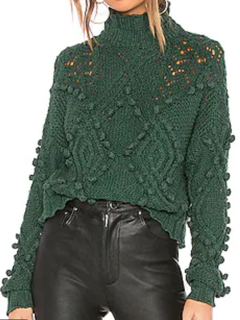 Lovers and Friends Daybreak Sweater Forest Green